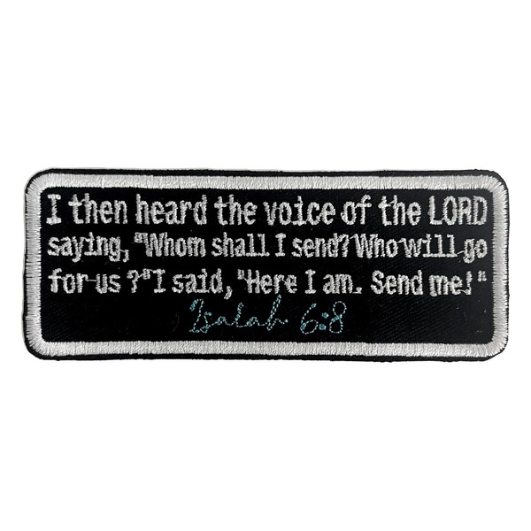 Isaiah 6 8 Patch The Lord Saying Whom Shall I
