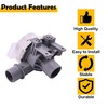 ELSOON AHA75673404 AHA75673402 Washer Drain Pump Assembly Compatible with LG
