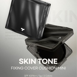 TONYMOLY Skintone Fixing Cover Cushion Mini 5g, Color:02 Beige