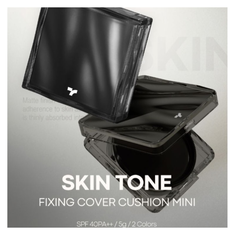 TONYMOLY Skintone Fixing Cover Cushion Mini 5g, Color:02 Beige