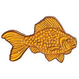 Festi Daze Enamel Goldfish Brooch | Cute Fish Gifts | Symbol of Good Luck, Wealth & Prosperity | Express your Love for Fish | Goldfish Enamel Pin for Hats, Backpacks & more | Lucky Enamel Pin