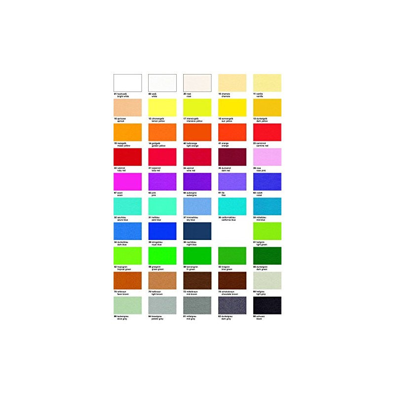 Ursus 2174601 Coloured Drawing Paper DIN A4 130 g/m² 100