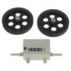 1pc Rolling Wheel 5 Digits 0‑9999.9 Length Counter Max Speed