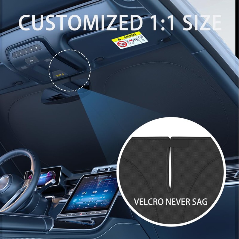 Windshield Sun Shade for Mazda 3 2019-2025 - Sunshade Compatible
