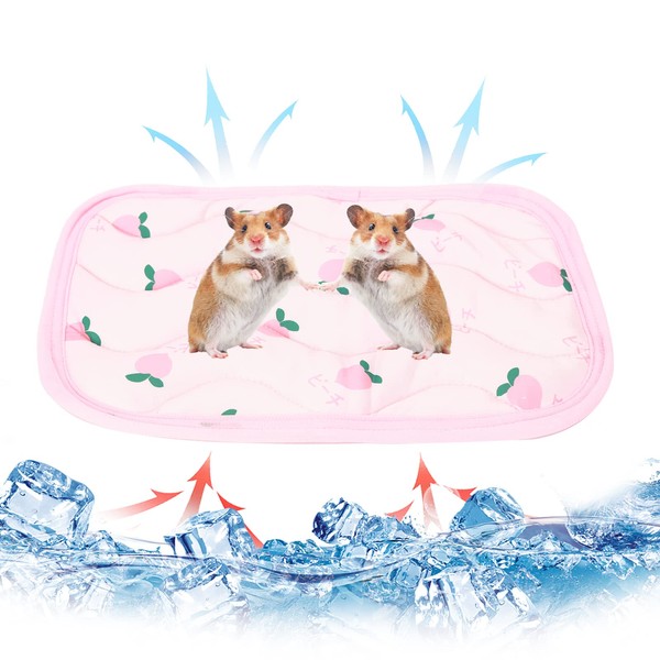 2Pcs Small Animals Cooling Mat Bed Rabbit Hamster Cooling Pad