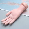 Healeved Movable Rubber Nail Art Practice Hand Model Bendable Right-Handed