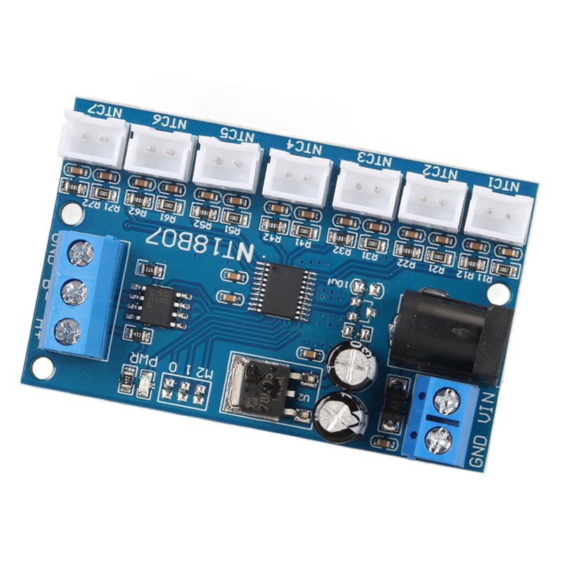 7 Channel RS485 Module NTC Temperature Sensor Measurement MODBUS RTU
