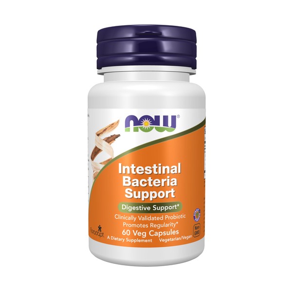 NOW Foods NOW Intestinal Bacteria Support, Clinically Validated Probiotic, Promotes