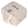 Insulated Lunch Bag Embroidered Bear Waterproof Leakproof Adjustable Straps Lunch