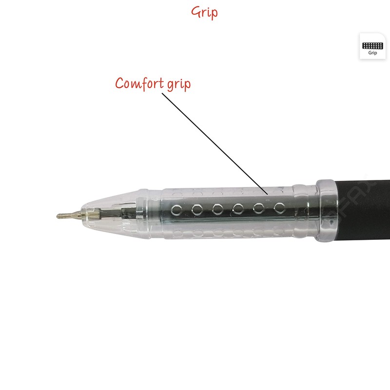 TOTEM 5 x 0.5mm Fine Tip Octave BLACK Smooth Gel