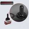 LALOCAPEYO Waterproof 12 Volt Instantaneous Toggle Switch (ON)- Off -