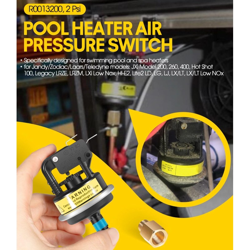 for Zodiac Replacement for Jandy Zodiac R0013200 Laars Pool Heater