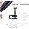 STEREN Coaxial Cable Clips – Versatile Cable Holders for Siding,