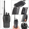 Walkie Talkies 888S Rechargeable Long Range with Earpieces for Adults,