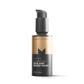 Hydrating Face and Beard Wash by Michael Strahan | Men’s Grooming and Skincare for Dry, Sensitive Skin | Moisturizing, Refreshing, Facial Cleanser | 3.4 Fl. Oz