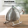 Helicopter Coin Bank Decorative Metal Money Saving Bank Coin Jar