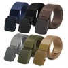 Waist Belt Hiking Belt Military Tactical Plastic Belt Buckle Navy 3ea