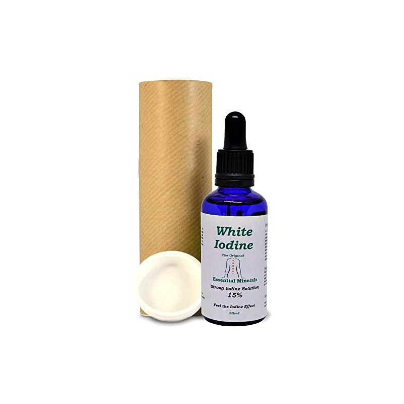 50ml 15% White Iodine Solution - Max Strength Decolourised Clear