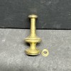 Lamp Solid Brass Unfinished Mcm Lamp Finial With A 1/8-27
