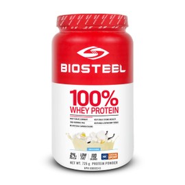 BioSteel 100% Whey Protein Powder, rBGH Hormone Free and Non-GMO Post Workout Formula, Vanilla, 25 Servings