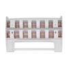 Plastic Wrap Storage Rack Cling Film Dispenser Cutter Paper Towel