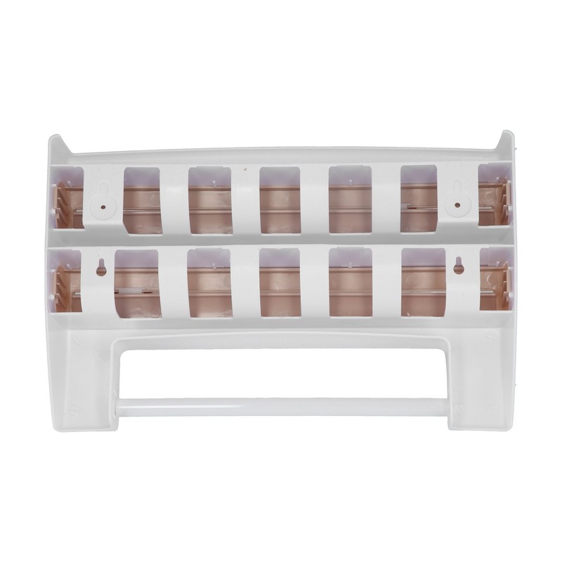 Plastic Wrap Storage Rack Cling Film Dispenser Cutter Paper Towel