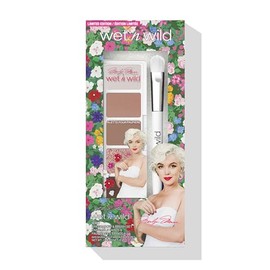 Wet n Wild Set de Sombras para Ojos Marilyn Monroe – Paleta de Sombras Nude, Rosas y Brillantes con Brocha Profesional, Alta Pigmentación, Larga Duración, Maquillaje Vegano y Libre de Crueldad Animal