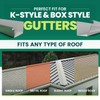 LEAF4GO DIY 5" Gutter Covers System for Leaf Protection Featuring