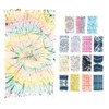 Hencely Tie Dye Beach Towel, 37 x 68 Inches, 100%