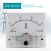 Analog Panel Meter with 2.5 Accuracy DC 0-30V Voltage Display