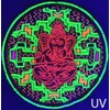ImZauberwald Ganesha Ayahuasca Patch ~7inch Handmade DMT Shipibo Conibo UV