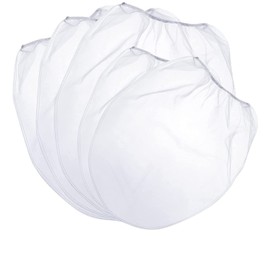 WANGCL 10 Pack 5 Gallon Paint Strainer Bags White Regular Fine MeshElastic Opening Strainer Bags for Use with Paint Sprayers