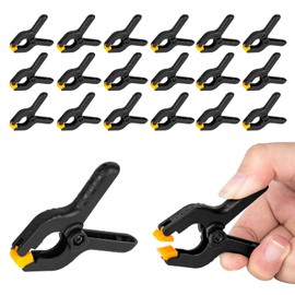 EMART 20 Pack Heavy Duty Muslin Spring Clamps, Professional 2 Inch Nylon Backdrop Clips for Photography Studio, Photo Booth, Backdrop Stand, Paper, Woodworking, Crafts, Tarp