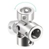 TOP-VIGOR Rotatable Universal Joint Shaft Coupling 6mm to 6mm Inner