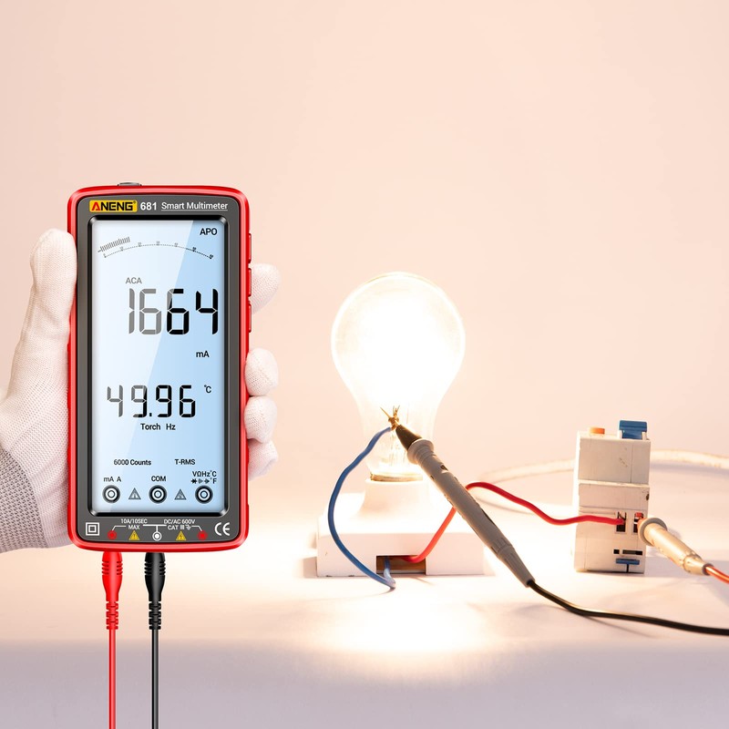ANENG Digital Multimeter Tester Auto-Ranging TRMS 6000 Counts Voltmeter Smart