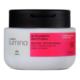 Máscara Regeneradora Cabello Químicos Dañado Lumina Natura