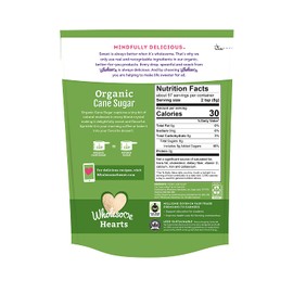 Wholesome Organic Cane Sugar, Fair Trade, Non GMO & Gluten Free, 1 Pound (Pack of 12)