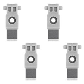 4 piezas de cabezas de herramienta de acero, cuchillas raspadoras, reemplazo para Bambu Lab X1/P1/A1 Serie de impresoras 3D Cortadores de filamento de