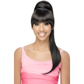 BP-LOUI (P2332) - Vivica A Fox Synthetic Drawstring Ponytail Two in One Bang N Pony