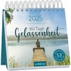 Postkartenkalender 365 Tage Gelassenheit 2025: Wochenkalender 2025, 53 Postkarten für