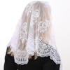 Spanish Mantilla White Women's Church Head Covering Veil Latin Catholic