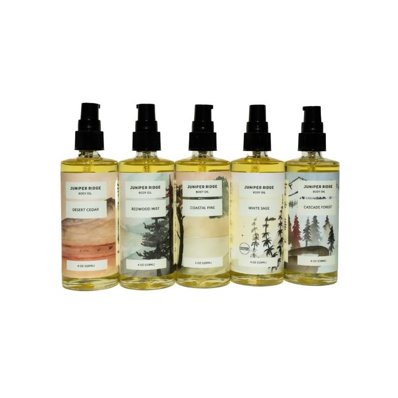 JUNIPER RIDGE White Sage Moisturizing Body Oil - Hydrating Skin