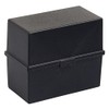 Exacompta 51814D EcoBlack Portable Index File Box DIN A5 Recycled