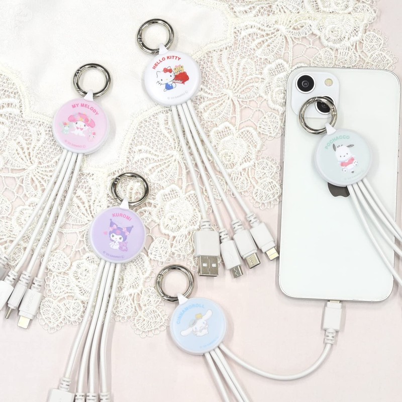 Gourmandise Sanrio Multi Charging Cable My Melody SANG-297MM