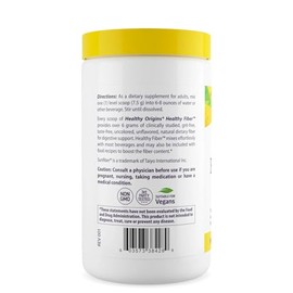 Healthy Origins Healthy Fiber Powder 7.9 oz (225g) - Featuring Sunfiber Partially Hydrolyzed Guar Gum (PHGG) - Supports Digestive Regularity, Intestin