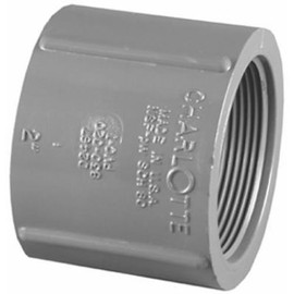 CHARLOTTE PIPE & FOUNDRY PVC 08102 2000HA 2" SCH80 FPT Coupling
