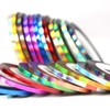 Nail Art Striping Tape Lines Kit 36 pcs 1mm 2mm