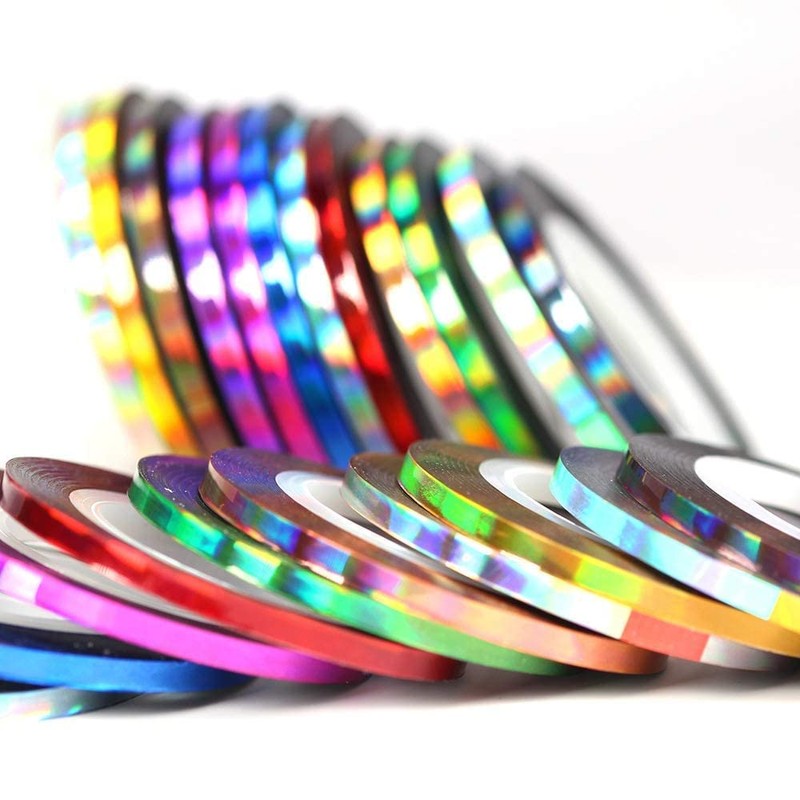 Nail Art Striping Tape Lines Kit 36 pcs 1mm 2mm