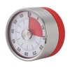Mechanical Countdown Timer 60 Minute Magnetic Stainless Steel Visual Kitchen
