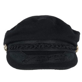 Epoch Hats Company Men's Greek Fisherman Hat with Braided Band, Large/Xlarge, Black